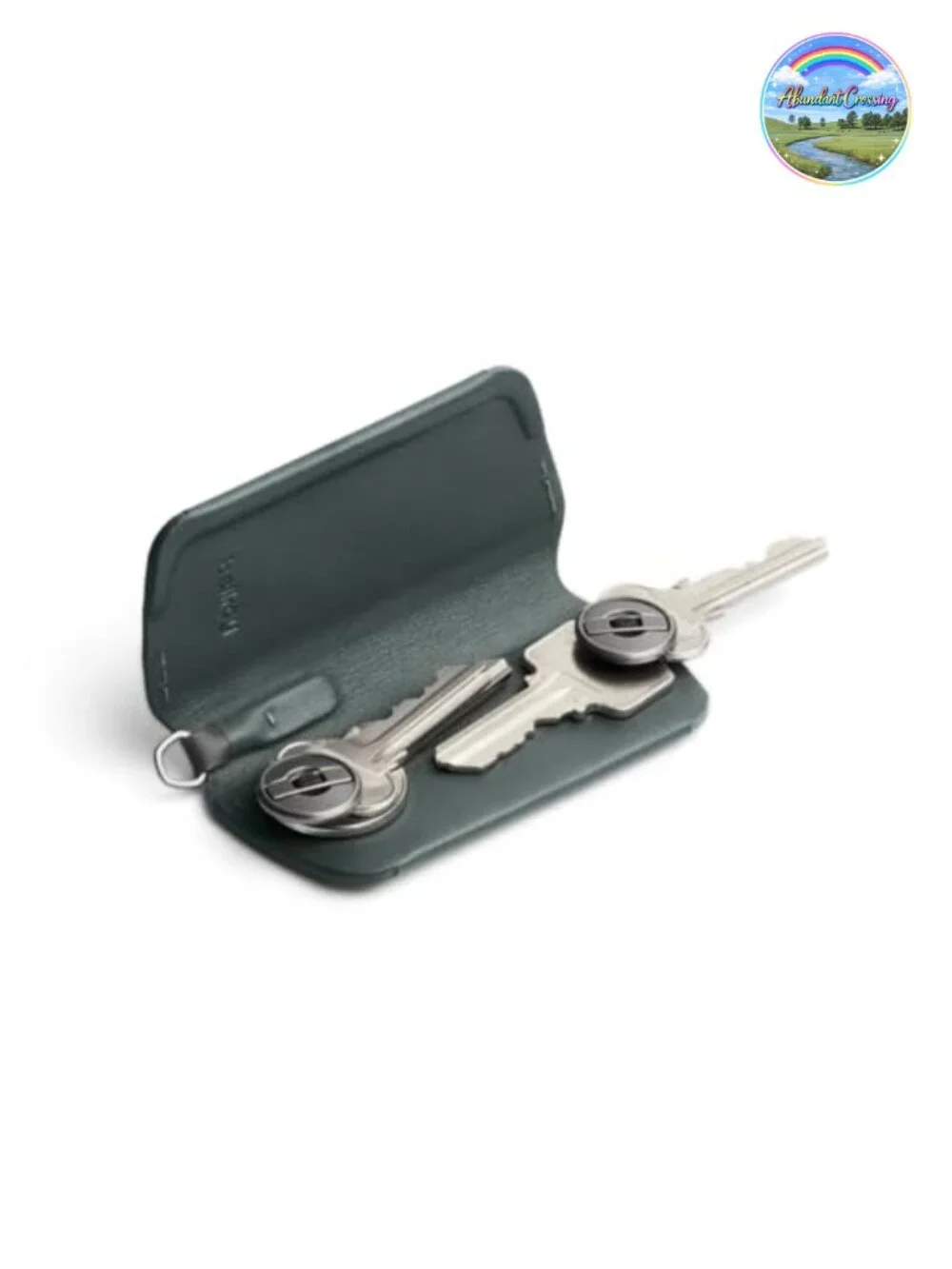 Genuine Leather Key Case Holder for 4-8 Keys with Car Key D Ring
